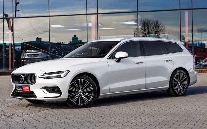 Volvo V60 cena 106900 przebieg: 162600, rok produkcji 2019 z Bobowa małe 781